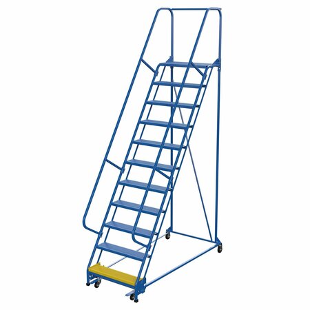 VESTIL 140 H Steel PW Ladder, Perforated, 11 Step, 11 Steps LAD-PW-32-11-P